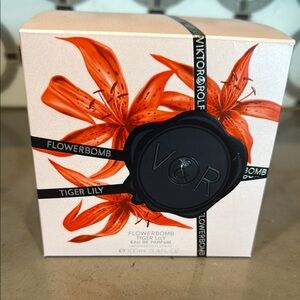 Viktor & Rolf Flowerbomb Tiger Lily Perfume with Orange Floral Design